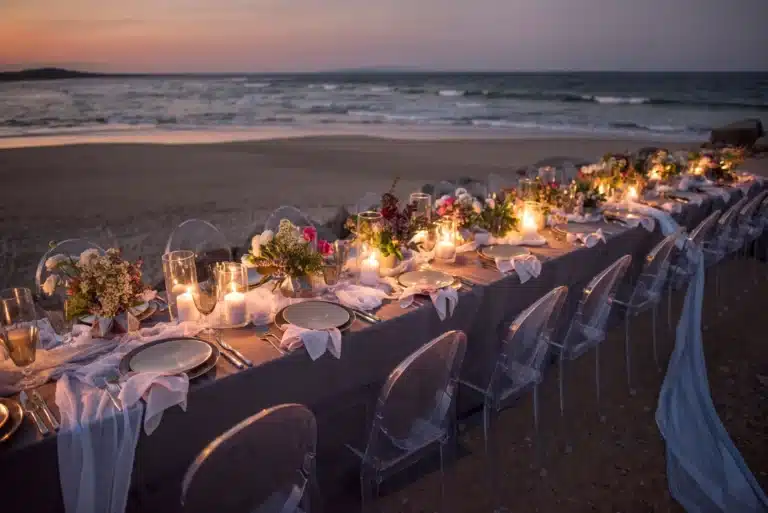 noosa wedding venue decorated